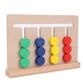 thumbnail image 4 of Juego de cuatro colores Mgaxyff Madera Redondo, 4 of 5