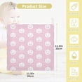 thumbnail image 2 of SKYSONIC 3 PCS Happy Funny Halloween Baby Muslin Washcloths, Pink Pumpkin Face Towel Burp Cloths Ultra Soft Absorbent Cotton Bath Wipes Towels for Newborn Boys Girls, 2 of 7