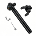 thumbnail image 1 of Bomba de Aire Portátil para Bicicleta WEST BIKING - 300PSI, Doble Válvula, Ligera de Aleación de Aluminio con Manómetro y Soporte (Negro/Plateado), 1 of 6