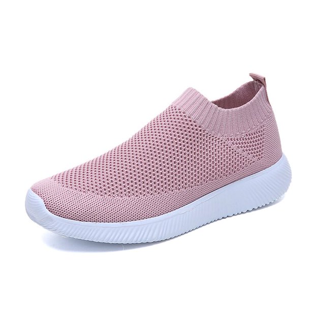 Rimocy, zapatillas de deporte de plataforma de malla transpirable de talla grande 46 para mujer, zapatillas de correr informales suaves para mujer, calcetín tejido para mujer, zapatos planos Tan Jianjun unisex
