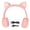 Pink, variant on M Buder Cat Ear Gaming Headphones Deep Bass LED Light Foldable Headset Pink 7.48 inches / 19 cm