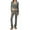 #0510-Gray, variant on Ailaofu 2 Piece Knit Sets Women's Trendy Slim Fit Hooded Sweatsuit Sets