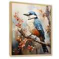 thumbnail image 2 of Designart "Ethereal Neutrals Depict Spiritual Avians I" Animals Bird Floater Framed Wall Art Living Room, 2 of 5