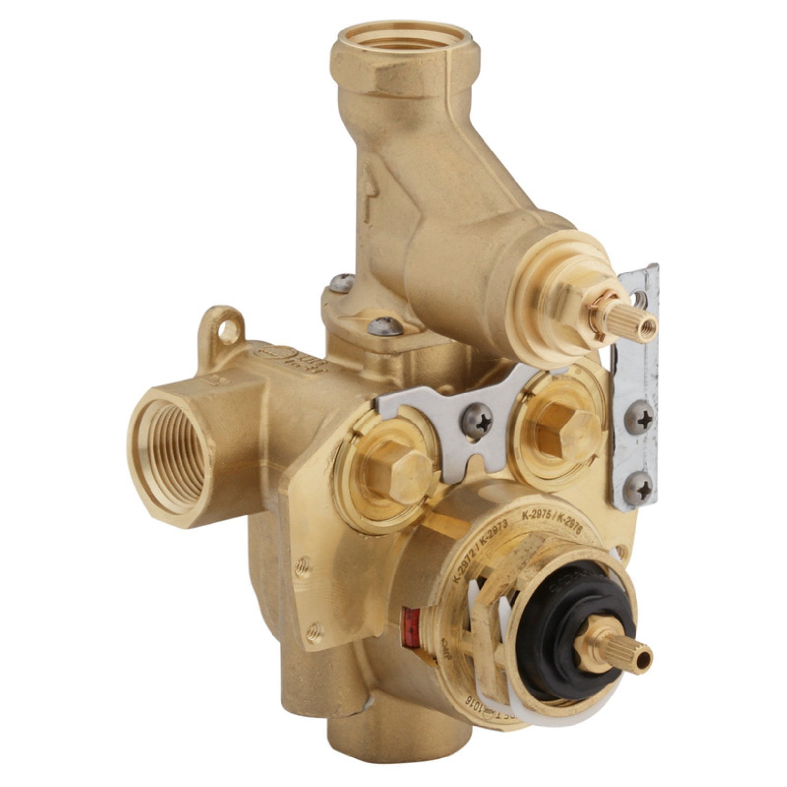 Kohler MasterShower Xvii K2976KSNA Stacked Thermostatic Valve with Integral Volume Control