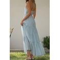 thumbnail image 2 of Robe Longue Y2k pour Femmes Bretelles Spaghetti Col en V Robe Maxi Ligne A Dos Nu Vacances Anniversaire Plage Robe d'Été, 2 of 3