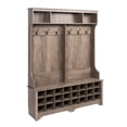 thumbnail image 3 of Prepac 60 in W x 77 in H x 15.5 in DWide Hall Tree with Shoe Storage, 3 of 6