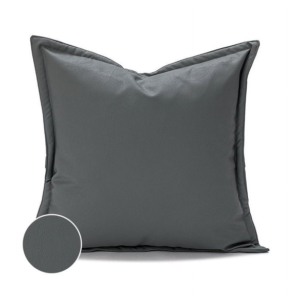 Nvzi Throw Pillow Cover 18x18 Decorative Cushion Case Farmhouse Pillowcase Modern Pillow Covers for Sofa,Couch, Living Room, Light Grey