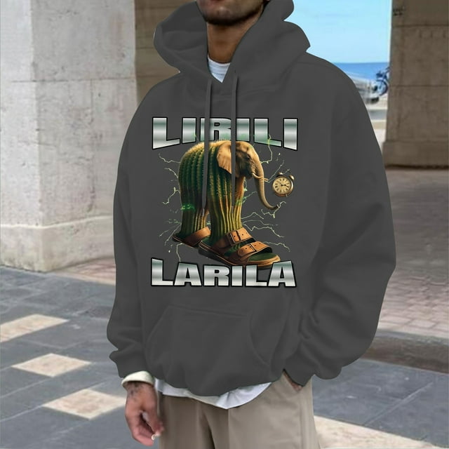 WILLBEST Sudaderas Navideñas para Hombre, Sudaderas Clásicas De Mitología China con Tela y Diseño Cómodos para Uso Informal. Mediana