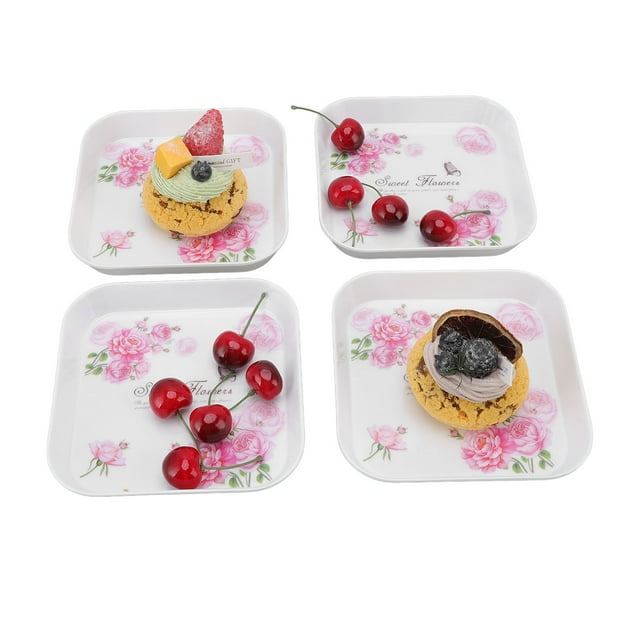 LYUMO Plat à Collation, Grande Capacité Assiette à Fruits pour Restaurant pour École