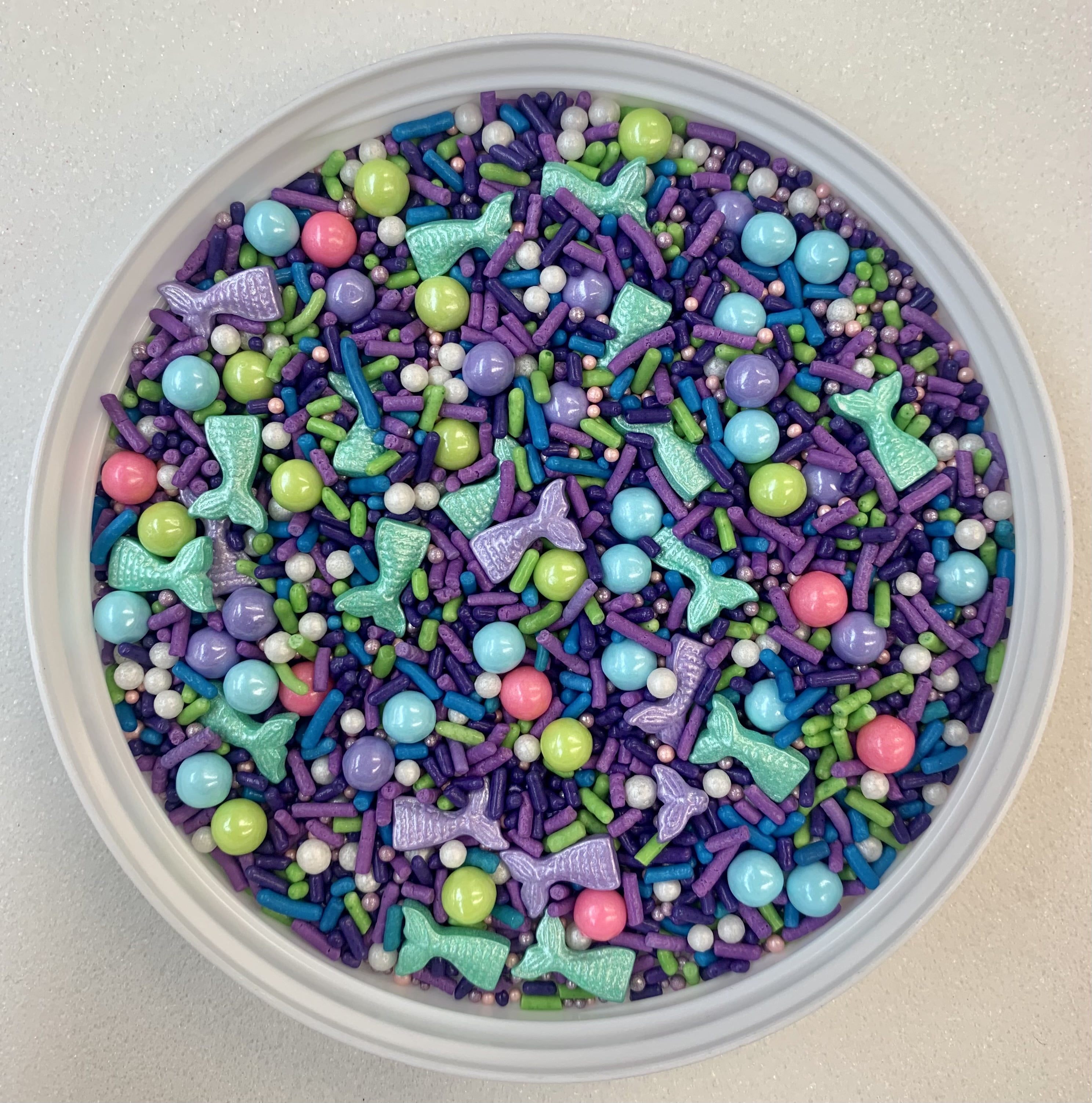 Mermaid Tail Mix Confetti Sprinkles, Cake,  Cookies, Donut, Cakepop Toppings, 6 oz