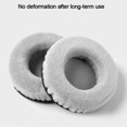 thumbnail image 4 of Soft Velvet Earphone Earmuff Headset Cushion Flannelette Earphone Case Cushion Cover Ear Pads Replacement Earpads BLACK 90MM, 4 of 8