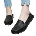 thumbnail image 3 of Sngxgn Women’s Flat Shoes Dress Shoes Slip On Walking Flats Shoes for Woman Casual Comfort Soft(Black,41), 3 of 8