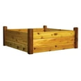 thumbnail image 2 of Gronomics Cedar Three Tier Raised Garden Bed, 2 of 4