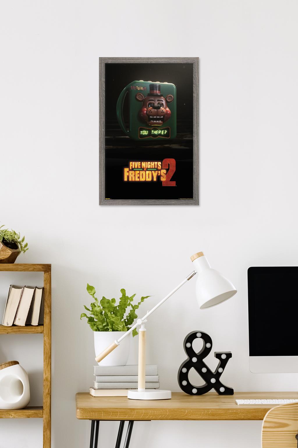 Five Nights at Freddy's Movie 2 (2025) - Teaser One Sheet Wall Poster, 14.725" x 22.375" Framed