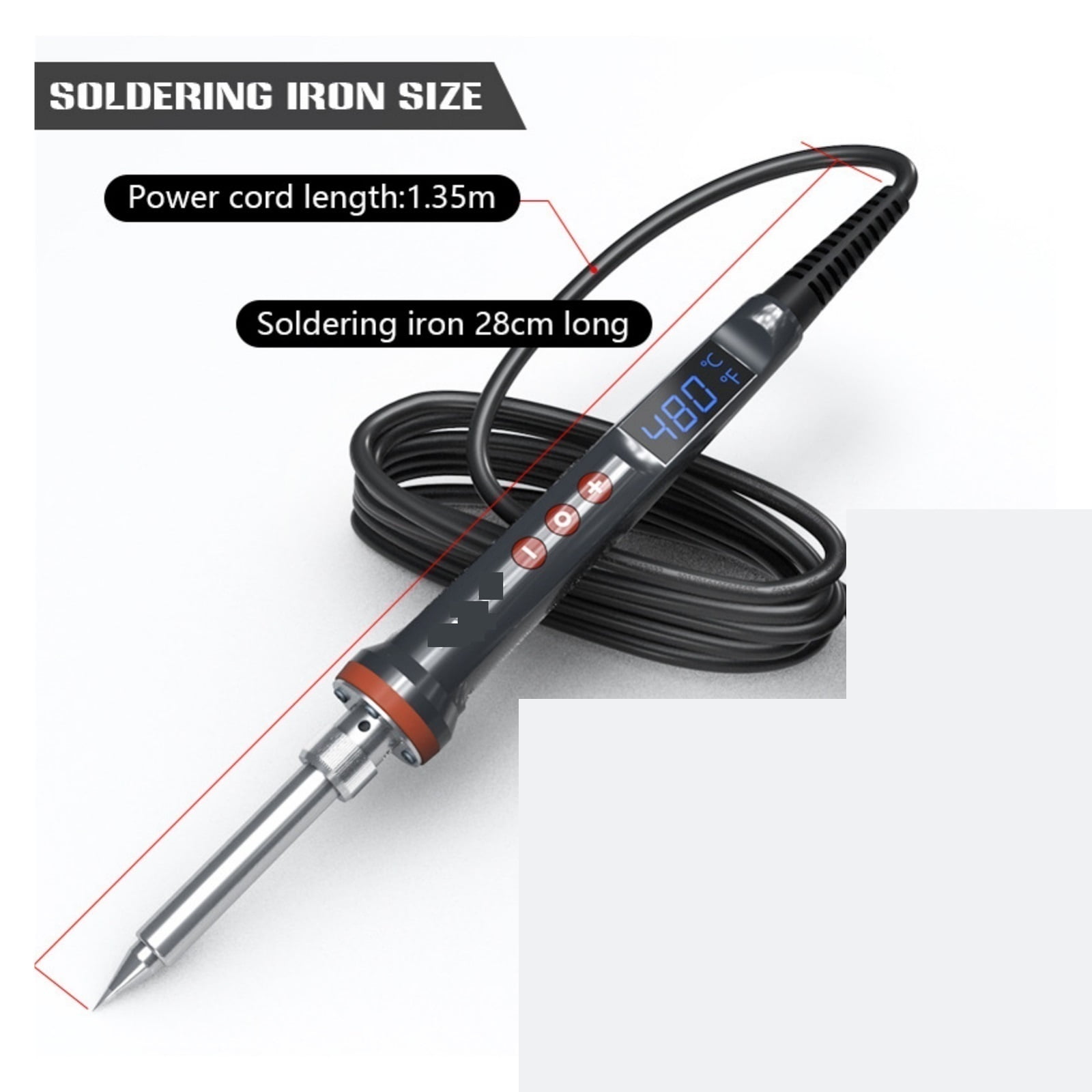 Soldering Iron LCD Digital Adjustment Electrical Welding Tool Kits , Ceramic Heater Reparing Tools,Welding Repair Tool ,Portable