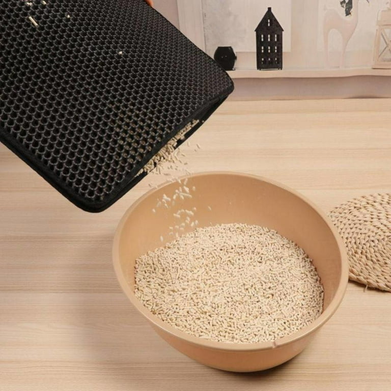 Waterproof Cat Litter Mat Double Layer Pet Litter Box Mat Non-slip Sand Cat  Pad Washable Bed Mats Clean Pad Cats Products