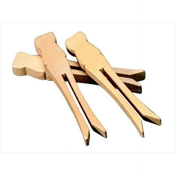 Wood Slotted Flat Clothespin, 3.75 In, Natural, Pack 40