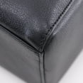 thumbnail image 5 of Pre-Owned Burberry BURBERRY grained leather handbag Nova check black A5 zipper Shibo... (Fair), 5 of 20
