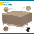 thumbnail image 5 of Duck Covers Elegant Waterproof 76 Inch Square Patio Table & Chair Set Cover, 5 of 15