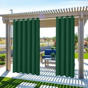 SHANNA Gazebo Patio Outdoor Curtains, Waterproof Garden Blackout Thermal Insulated Privacy Curtain for Outside Pergola Porch Pool