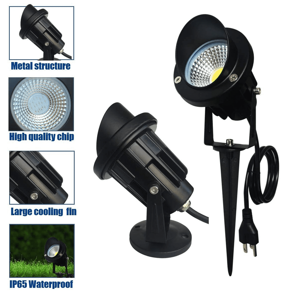 10W RGB ground light colorful remote control flood light landscape spotlight lawn light