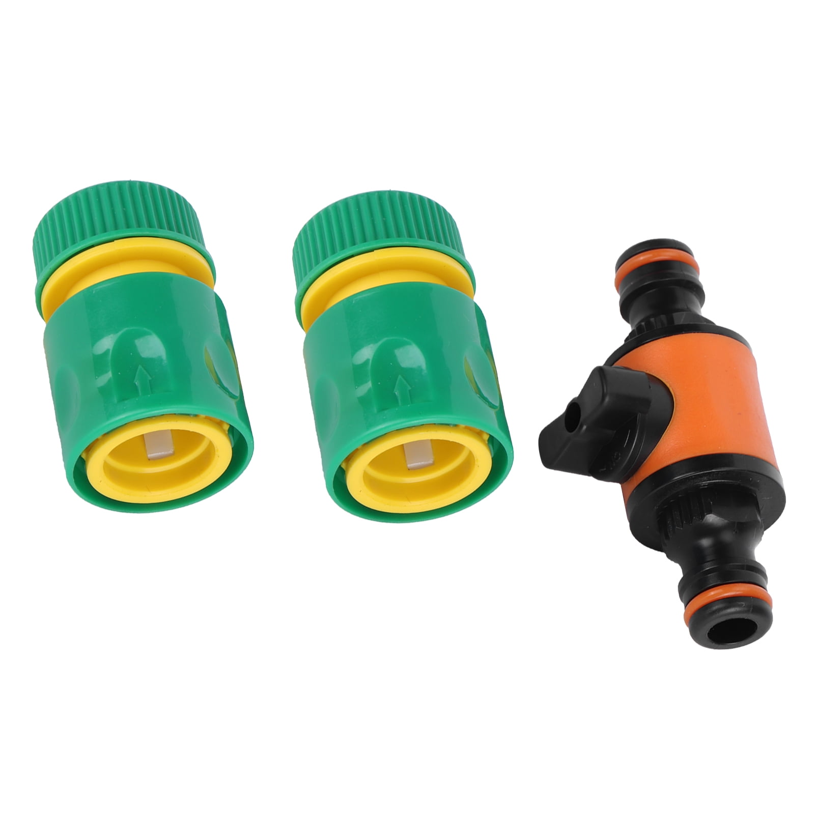 3Pcs /Set American Type On/Off Valve Garden Hose Quick Connectors