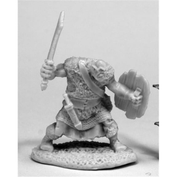 Reaper Miniatures 77429 Orc Grunt, Bones Miniature