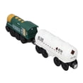 thumbnail image 4 of Battery Operated Action Locomotive Toy Vintage Magnetic Connection Powerful Engine Train Set for Children Yellowish Green, 4 of 4