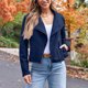 thumbnail image 1 of Chaquetas y abrigos casuales de manga larga sin capucha para mujer, de moda, de colores, con cremallera y bolsillo, chaqueta de gamuza, chaqueta de poliéster para mujer., 1 of 6