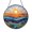 Acrylic 3.5 Inch, variant on Beach Path Leading to Ocean Sunset Stained Glass Style Suncatcher, Coastal Decorative Window Panel