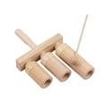 thumbnail image 4 of Percussion Bloc de Bois 3 Tons Instrument de Musique pour Enfants avec Maillet, 4 of 8