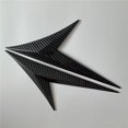 thumbnail image 3 of Pack Carbon Fiber Look Wing Badge Sticker Decal Car Body Side Fender Decoration -, 3 of 4