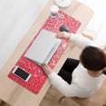 thumbnail image 4 of Stay Positive! Extra-Large Golden Mousepad with Non-Slip Rubber Base - Waterproof, Stitched Edges for Gaming, Office, and Home use - Adds Elegance to Any Desk Setup, 4 of 7