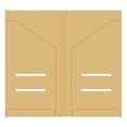 thumbnail image 2 of Travelers Notebook Accessories Kit, 8.3*4.5 Inch Kraft Paper File Folder with Pen Holder, Journal Refill Accessories Extender, Multi-Pocket Card & Photo Organizer for Cards, Bills & Organizers, 2 of 7