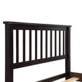 thumbnail image 6 of CITYLE Twin Platform Bed with Headboard and Footboard, Wood Twin Bed for for Kids, Teens Adults, Single Bed Frame Wood Slats Support, Easy Assembly, Rustic Style, Espresso, 6 of 8
