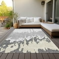 thumbnail image 6 of Addison Rugs Chantille Indoor/Outdoor Transitional Abstract Gray Washable Rectangle Rug, 2'6" x 3'10", 6 of 6