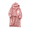 Watermelon Red, variant on LYMAYTER Hooded Bathrobe for Boys Girls Soft Coral Pajamas Toddler Kids Unisex Dressing Robe 1-12Y