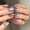 Cat Eye-6, variant on Eye Press  Nails Medium Coffin  Nails Nude  Nails Press ons Shiny False Nails Glossy Glue  Nails Daily  Nails Bling Artificial Nails Full Cover Stick  Nails for Women 24 count