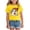 HLshirt116-Yellow, variant on xaweyi Girls Halloween Tee Cute Ghost with Bow Graphic Short Sleeve Crew Neck Holiday Shirt,Sizes 18-24 Months