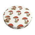 thumbnail image 1 of Easygdp Mushroom Print Easy To Install Bar Stool Covers&Stool Covers Round&Elastic Stool Cover, Barstool Covers,Washable&Bottom With Elastic Edge-14 inch, 1 of 7