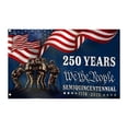 thumbnail image 1 of 250th Anniversary Polyester Banner, Party Essential Boosts Festive Atmosphere, 1 of 4