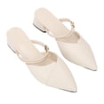 thumbnail image 3 of Sandalias de tacón, sandalias de mujer con punta cerrada y puntiaguda Sandalias de tacón con punta cerrada Diseño de última generación, 3 of 9