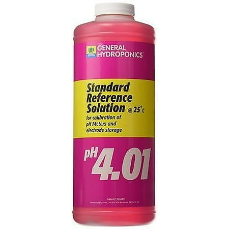 General Hydroponics PH 4.01 Calibration Solution for Gardening,