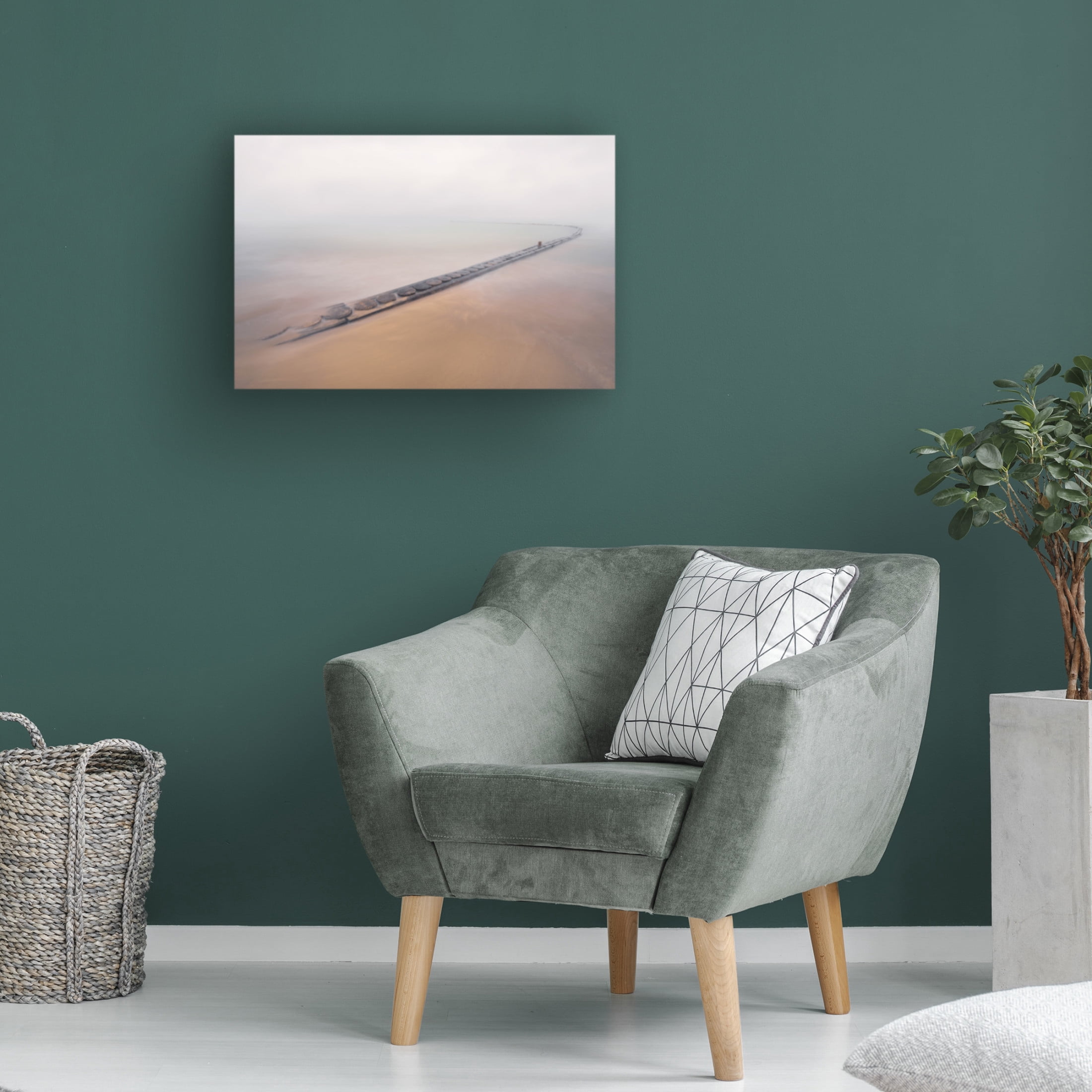 Canvas Wall Art - Thomas De Franzoni 'A Fine Day To Exit' Wall Art for Living Room, Bedroom, or Office Décor by Trademark Fine Art - 19 x 12 Inches
