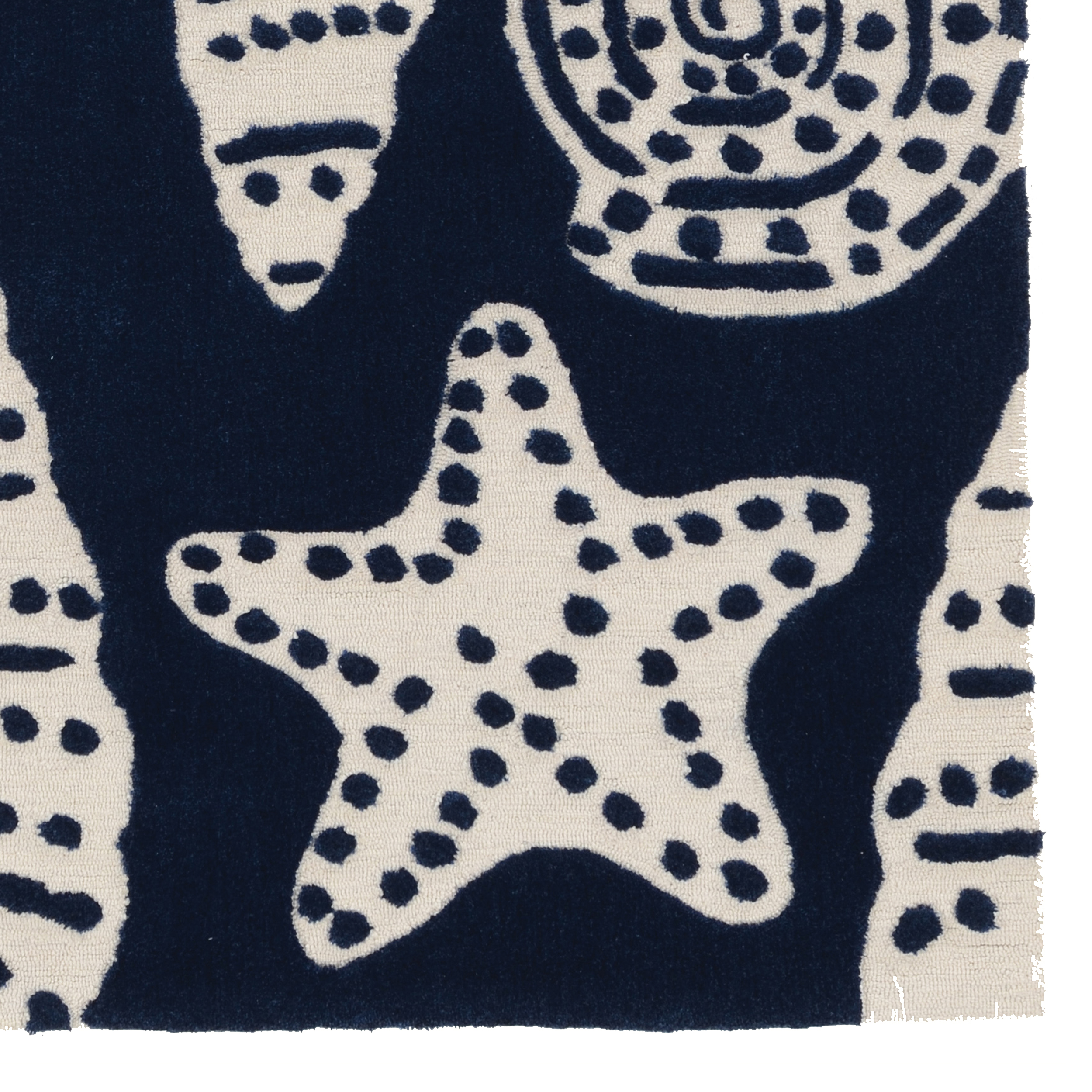 Linon Area Rug, Blue, 1.83' x 2.83'