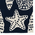 thumbnail image 5 of Trio Flotsom Navy Ivory Area Rug 8X10 Transitional Contemporary Design, 5 of 5