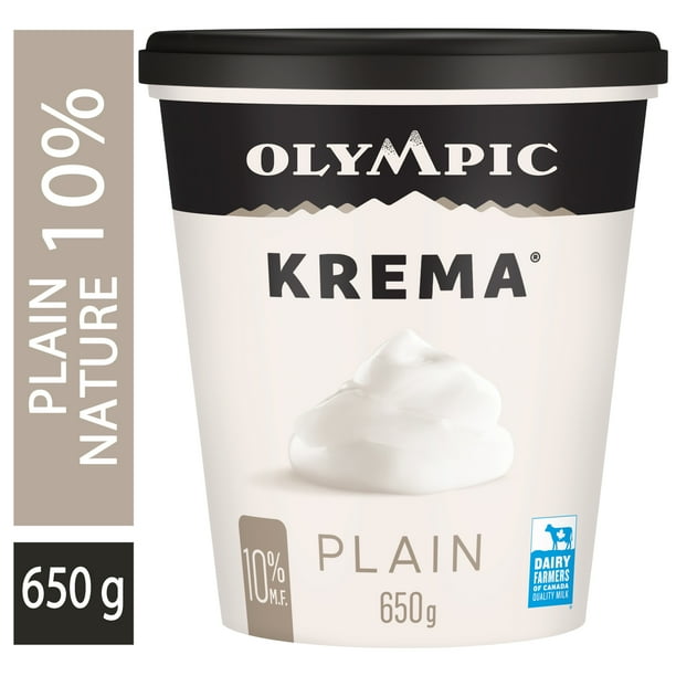Olympic Krema Yogurt Plain 10, 650 g Walmart.ca
