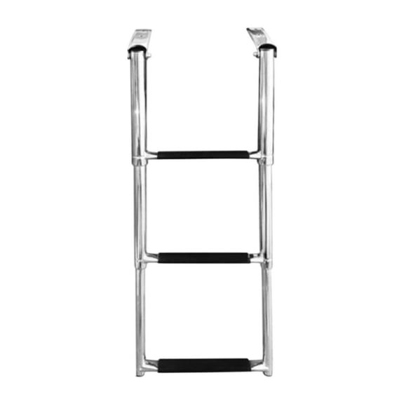 MAGIDEAL Boat Ladder Heavy Duty Nonslip Folding Swimming Steps for Yacht Pool Docking 3 Step
