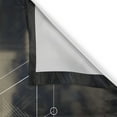 thumbnail image 3 of Ambesonne Indie Kitchen Curtains, Life Is Perfect Vintage, 55"x39", Tan Dark Taupe White, 3 of 3