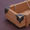 thumbnail image 1 of Caja protectora de esquina de caja de regalo de joyería antigua decorativa de 12 piezas, 1 of 3